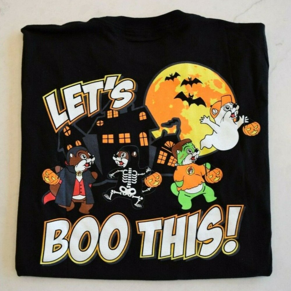 Buc-ee's Halloween Boo Crew T shirt Mens S & M NEW
